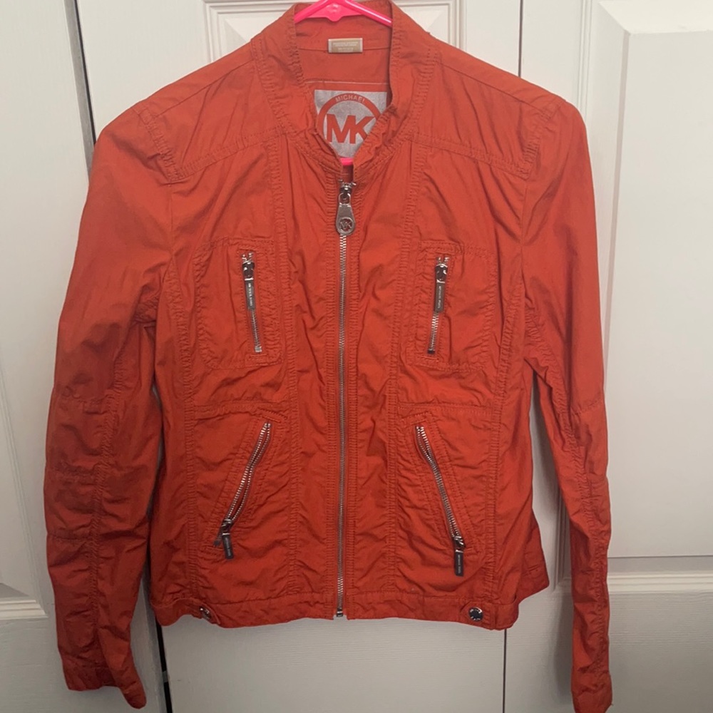 MK light weight orange jacket size 2
